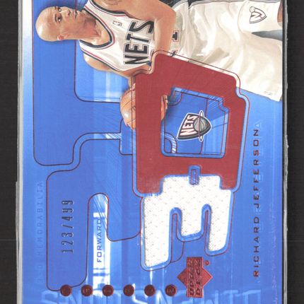 2004 Upper Deck Dimensions 3-D Richard Jefferson #3DS7 123/499 Jersey