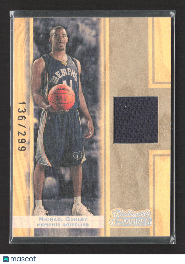 2007 Topps Trademark Moves Michael Conley #TR-MC Trademark Relic Card