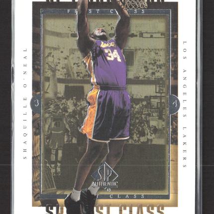 2000 Upper Deck SP Authentic SP First Class Shaquille O'Neal #FC12