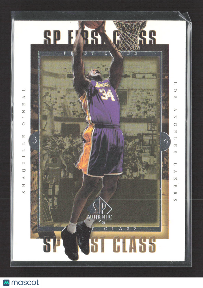 2000 Upper Deck SP Authentic SP First Class Shaquille O'Neal #FC12