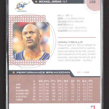 2002 Topps Stadium Club Michael Jordan #100