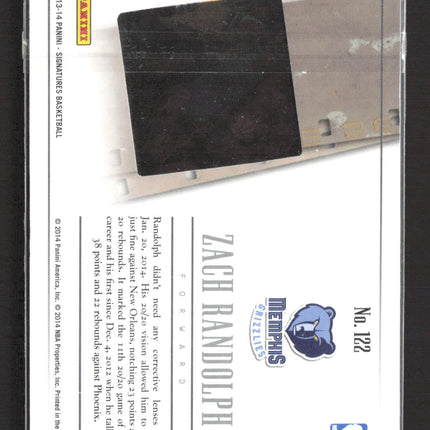2014 Panini Signatures Zach Randolph #122 Film Strip 23/35