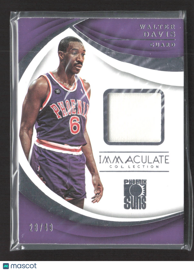 2018 Panini Immaculate Collection Walter Davis #SW-WDV 28/49 Jersey