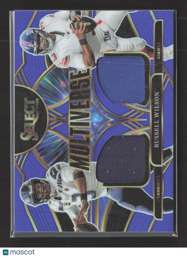 2026 Panini Select Multiverse Prizm Russell Wilson #MVJ-RWN Jersey