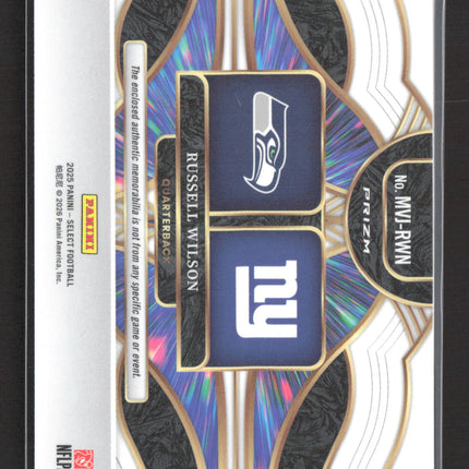 2026 Panini Select Multiverse Prizm Russell Wilson #MVJ-RWN Jersey