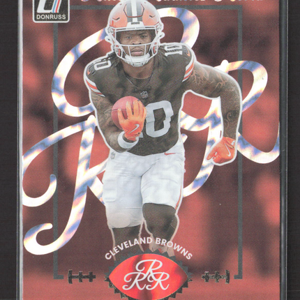 2025 Panini Donruss Rated Rookies Retro Quinshon Judkins #5