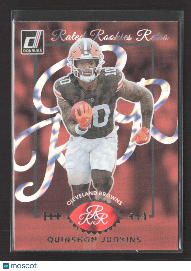 2025 Panini Donruss Rated Rookies Retro Quinshon Judkins #5