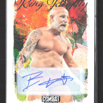 2025 Panini Combat Anthology Ring Royalty Bobby Fish #14 Auto