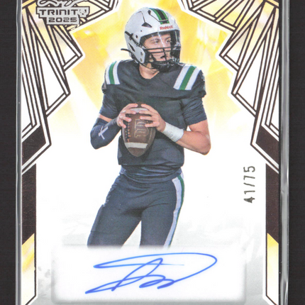 2025 Leaf Trinity Jackson Taylor #BA-JT1 1/75 Auto