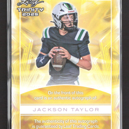 2025 Leaf Trinity Jackson Taylor #BA-JT1 1/75 Auto