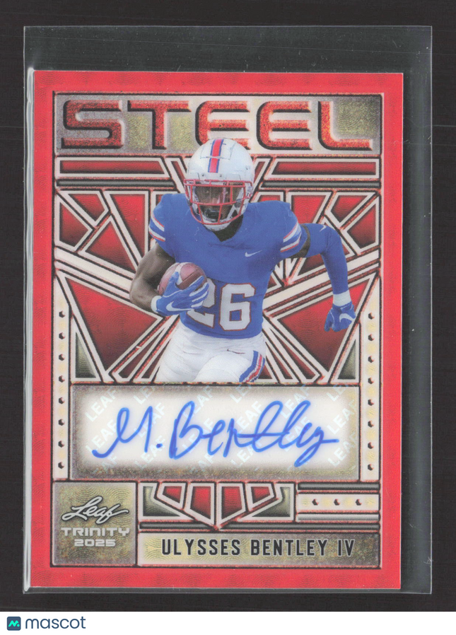 2025 Leaf Trinity Steel Ulysses Bentley IV #SA-UB1 Red Auto 1/1