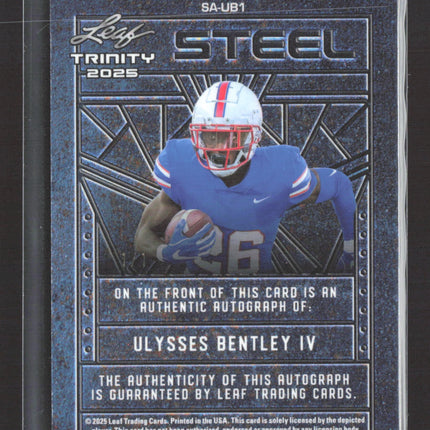 2025 Leaf Trinity Steel Ulysses Bentley IV #SA-UB1 Red Auto 1/1