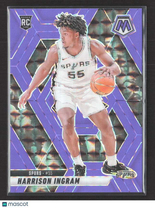 2025 Panini Mosaic Prizm Harrison Ingram #244 Purple RC 178/249