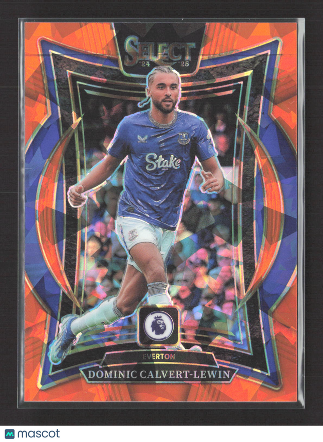 2025 Panini Select Terrace Prizm Dominic Calvert-Lewin #59 Orange 154/155