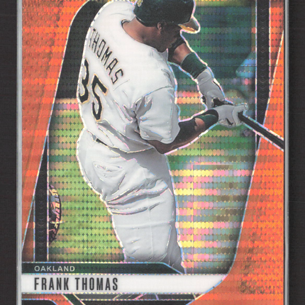 2025 Panini Prizm Baseball Frank Thomas #218 Orange 099/399