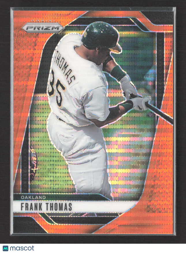 2025 Panini Prizm Baseball Frank Thomas #218 Orange 099/399