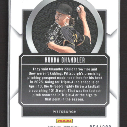 2025 Panini Prizm Baseball Talisman Bubba Chandler #20 Orange 054/399