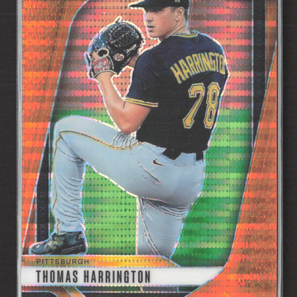 2025 Panini Prizm Baseball Thomas Harrington #148 Orange 211/399