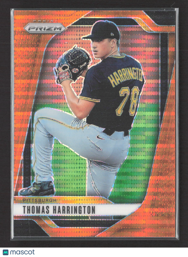 2025 Panini Prizm Baseball Thomas Harrington #148 Orange 211/399