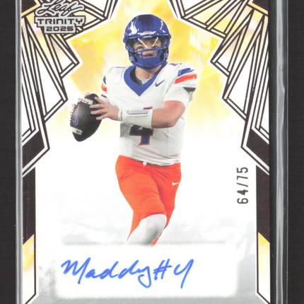 2025 Leaf Trinity Maddux Madsen #BA-MM1 64/75 Auto