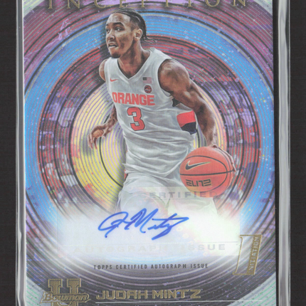 2023 Bowman University Inception Judah Mintz #BIA-JMZ Prospect Autograph