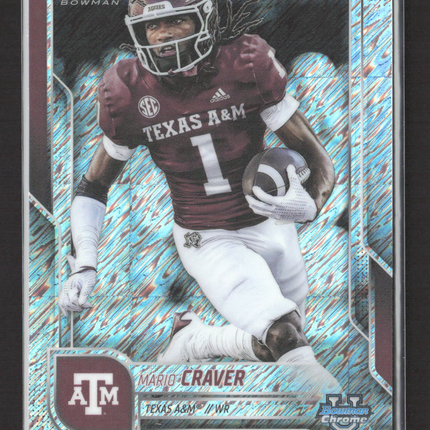 2025 Bowman Chrome Mario Craver #165 Shimmer