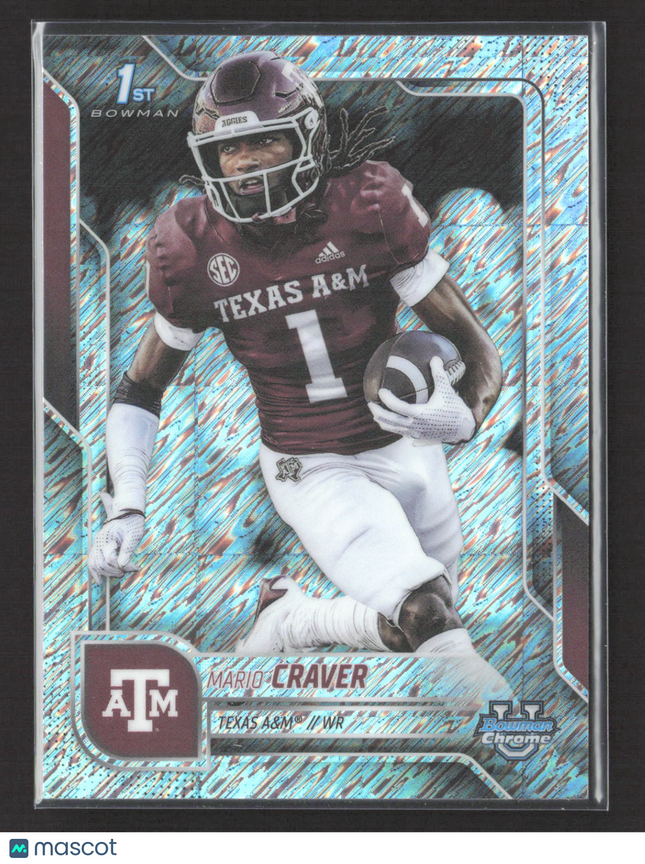 2025 Bowman Chrome Mario Craver #165 Shimmer