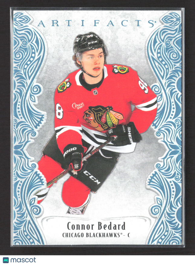 2025 Upper Deck Artifacts Connor Bedard #131 Sky Blue