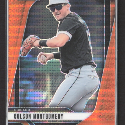 2025 Panini Prizm Baseball Colson Montgomery #262 Orange