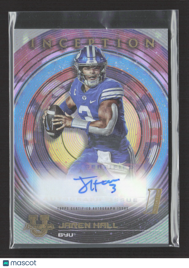 2023 Bowman University Inception Jaren Hall #BIA-JHL Auto