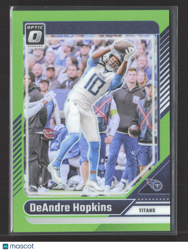 2024 Panini Donruss Optic DeAndre Hopkins #192 Lime Green /50