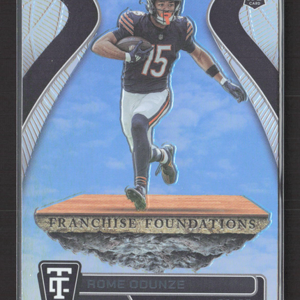 2025 Panini Totally Certified Franchise Foundations Rome Odunze #12 RC