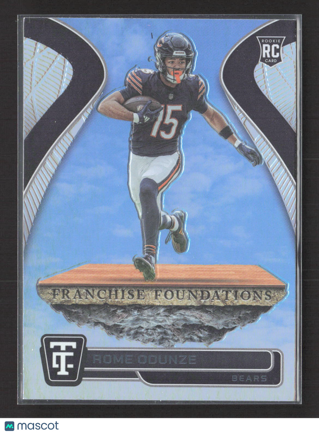 2025 Panini Totally Certified Franchise Foundations Rome Odunze #12 RC