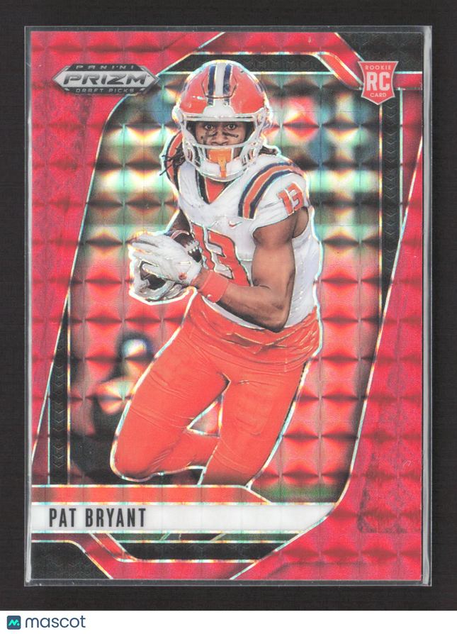 2025 Panini Prizm Draft Picks Pat Bryant #35 Red RC 120/125