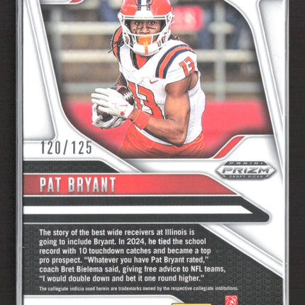 2025 Panini Prizm Draft Picks Pat Bryant #35 Red RC 120/125