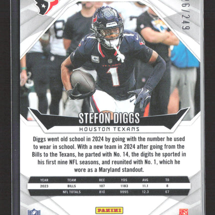2025 Panini Phoenix Football Stefon Diggs #129 Purple /249