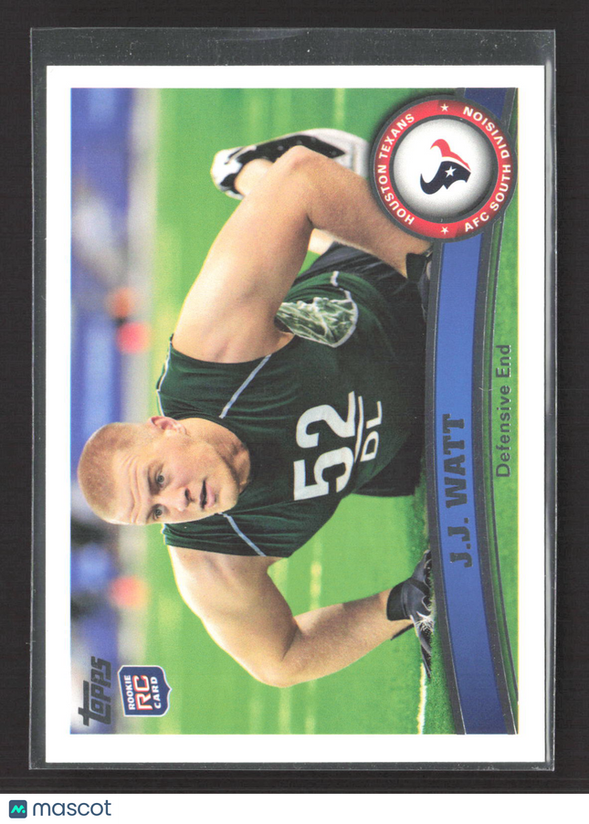 2011 Topps J.J. Watt #331 RC
