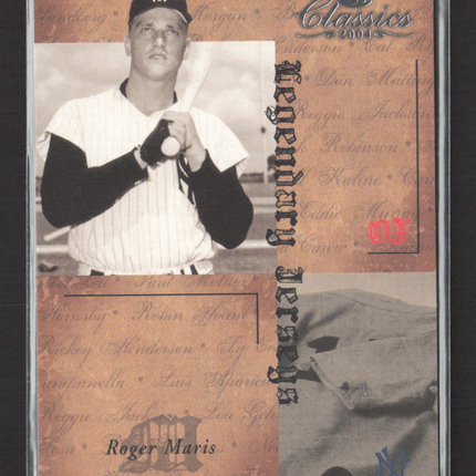 2004 Donruss Classics Legendary Jerseys Roger Maris #LJ-4 /500
