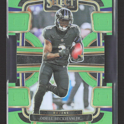 2024 Panini Select Concourse Prizm Odell Beckham Jr. #9 Green /599