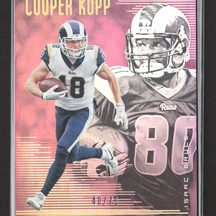 2018 Panini Illusions Isaac Bruce Cooper Kupp #51 40/75