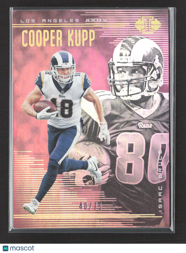 2018 Panini Illusions Isaac Bruce Cooper Kupp #51 40/75