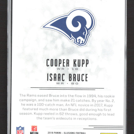 2018 Panini Illusions Isaac Bruce Cooper Kupp #51 40/75