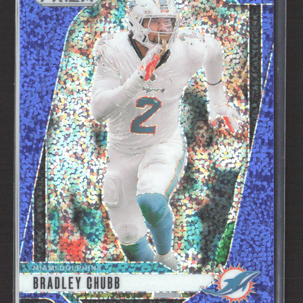 2024 Panini Prizm Bradley Chubb #181 Blue Shimmer 12/96