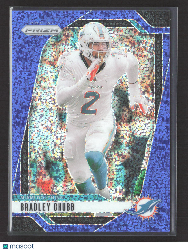 2024 Panini Prizm Bradley Chubb #181 Blue Shimmer 12/96