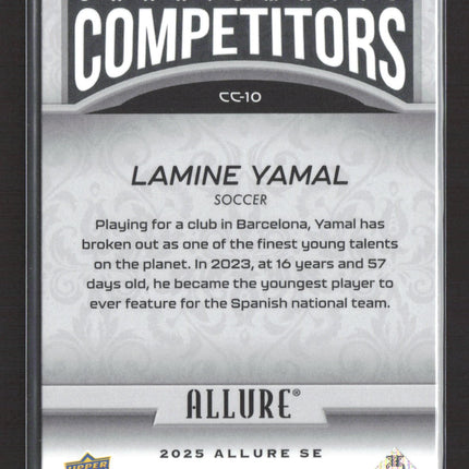 2025 Upper Deck Allure SE Charismatic Competitors Lamine Yamal #CC-10