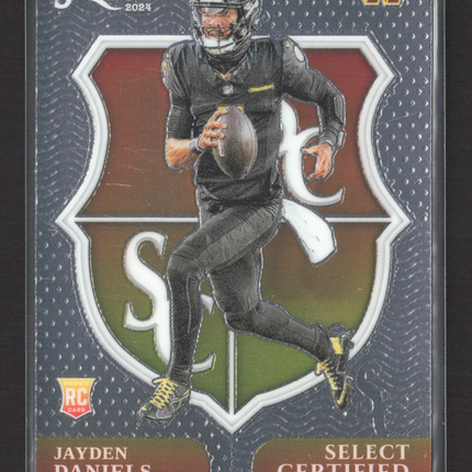 2025 Panini Select Select Certified Jayden Daniels #2 RC