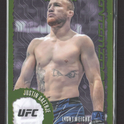 2025 Topps Finest Intimidators Justin Gaethje #IT-22