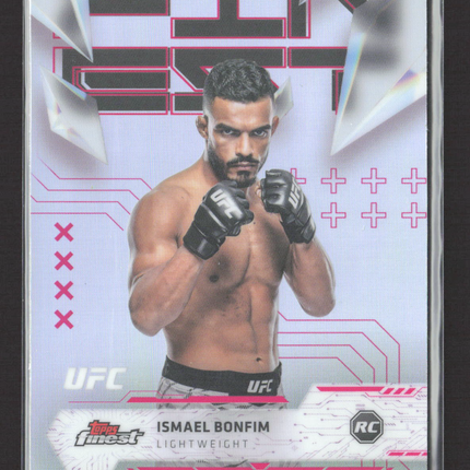 2025 Topps Finest UFC Ismael Bonfim #198 Refractor RC