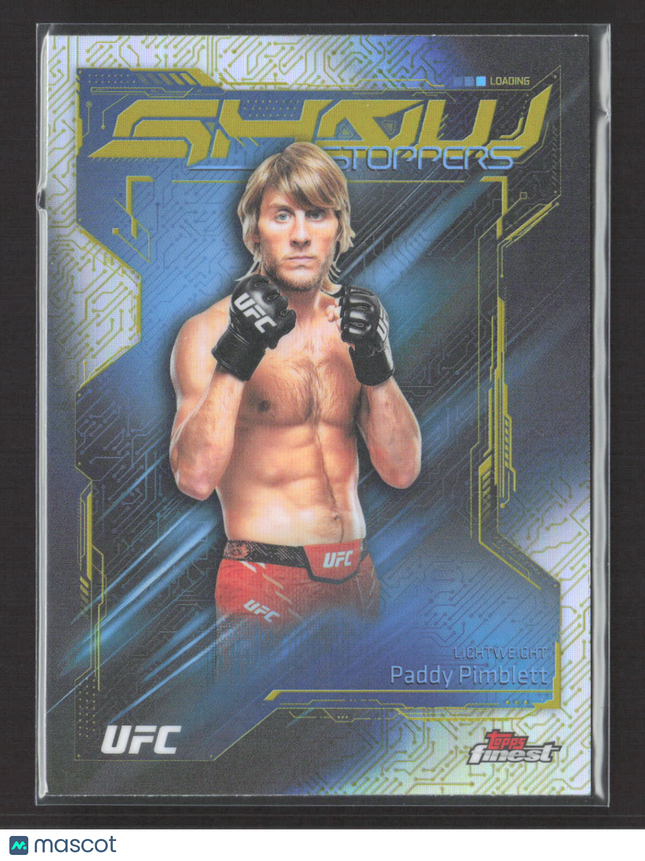 2025 Topps Finest Showstoppers Paddy Pimblett #SS-1 Refractor