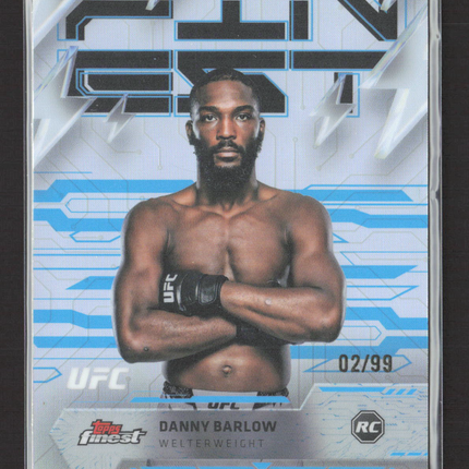 2025 Topps Finest UFC Danny Barlow #217 Rare RC 02/99